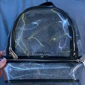 Michael Kors Clear Backpack